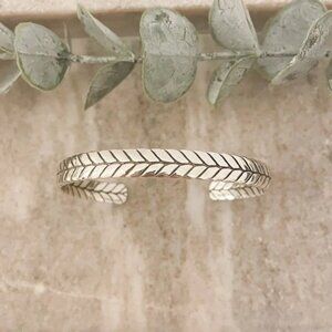 925 Sterling Silver Cuff Bracelet Silver Bangle Open Cuff Bracelet